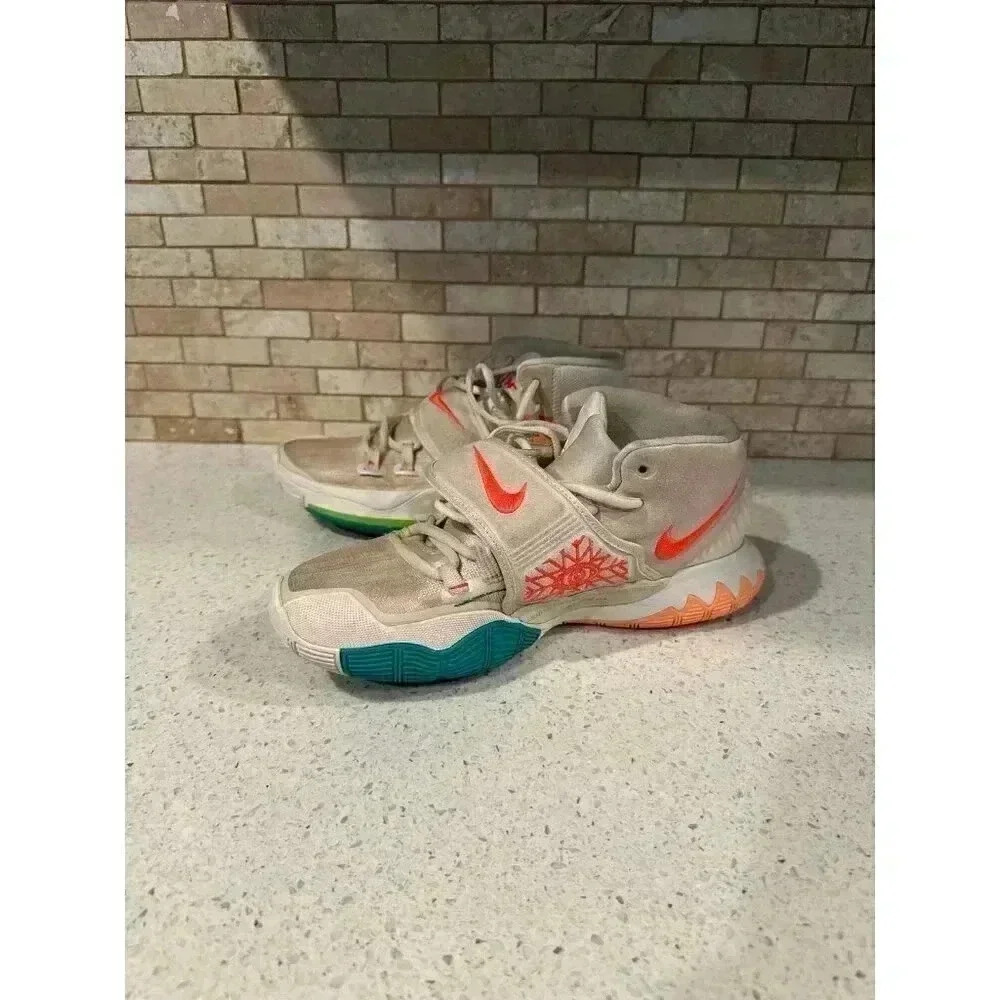 Nike KYRIE 6 N7 Sz 8‎ Light Cream Sail Electric Basketball CW1785 200